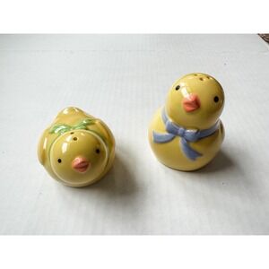 Hallmark Easter Chirping Chick Salt & Pepper‎ Shakers, Collector, Ceramic